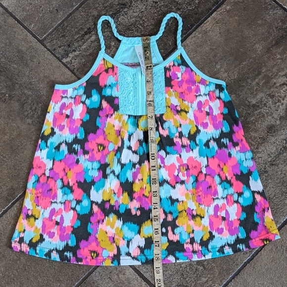 CHEROKEE Tank Top Girls Size M 7/8 Multicoloured Print - Picture 5 of 9